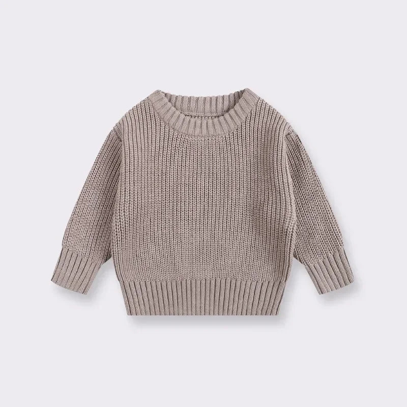 Knit Pullover Sweater — Winter Baby & Toddler Top (0–7T)