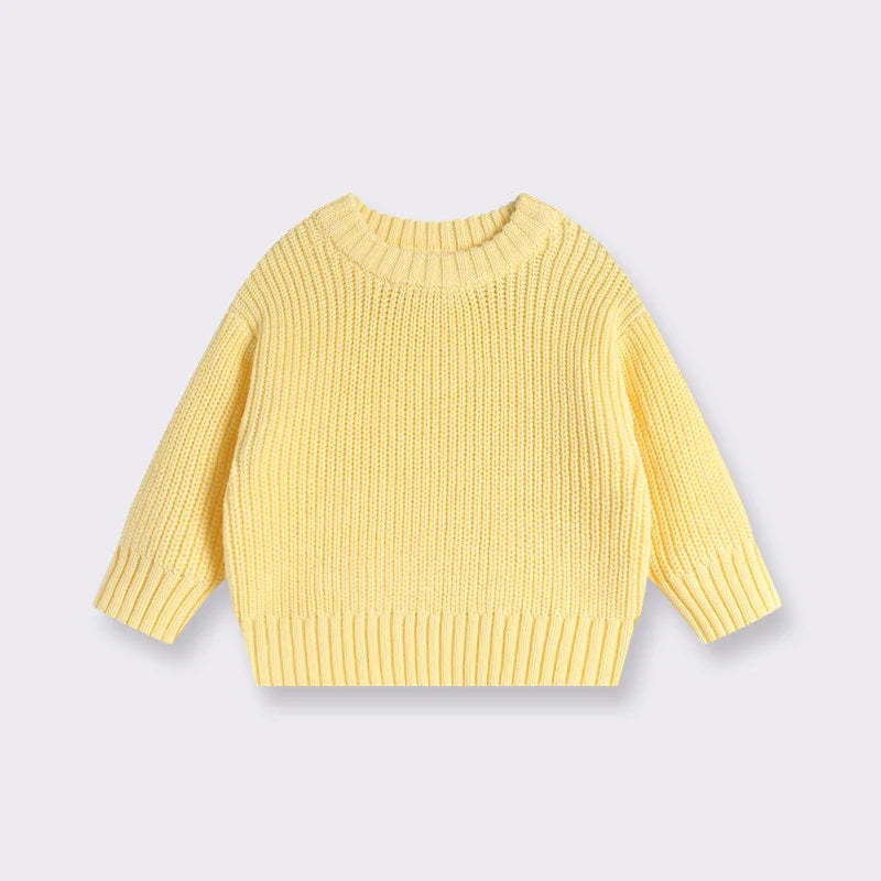 Knit Pullover Sweater — Winter Baby & Toddler Top (0–7T)