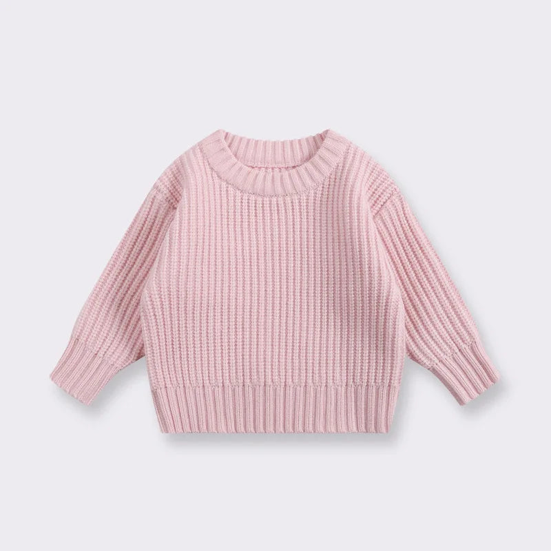Knit Pullover Sweater — Winter Baby & Toddler Top (0–7T)