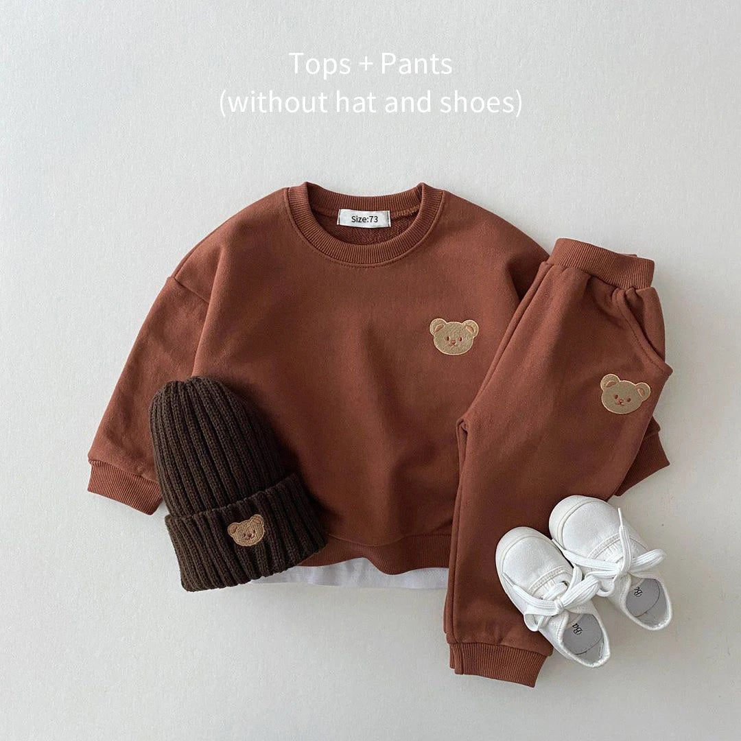 Winter Fleece Set – Warm Sweatshirt + Pants (Unisex)