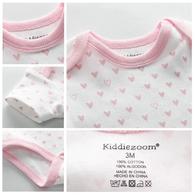 24-Piece Newborn Essentials Set – Cotton Clothing, Hats & Socks