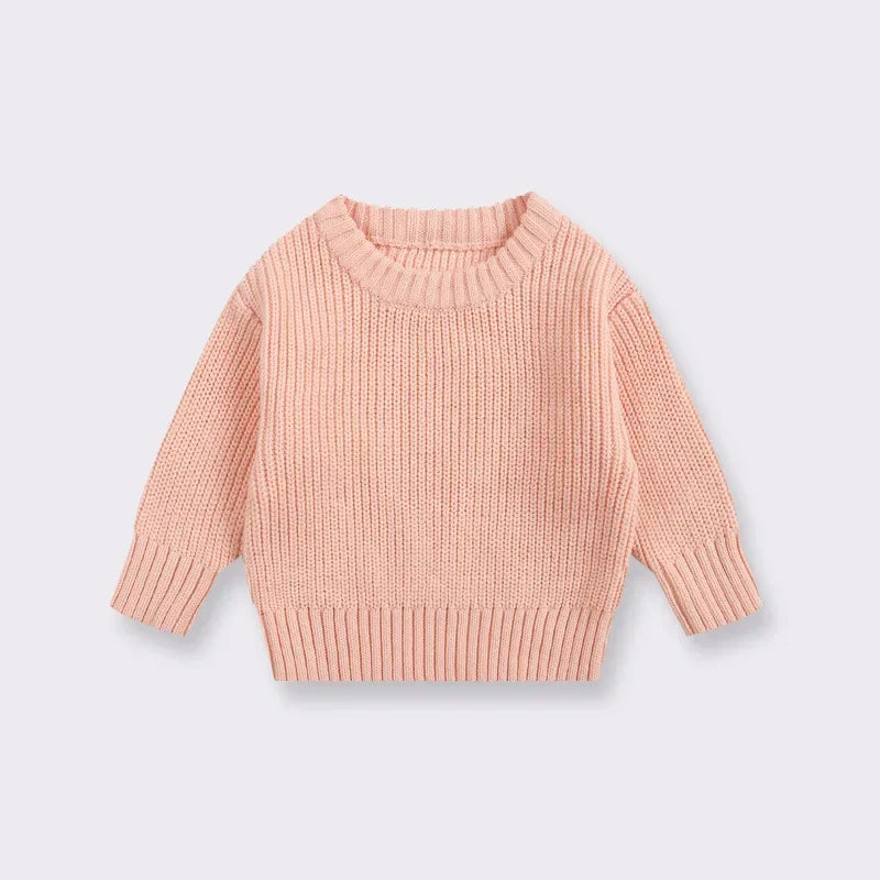 Knit Pullover Sweater — Winter Baby & Toddler Top (0–7T)