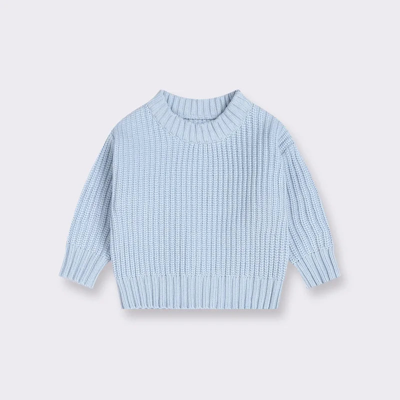 Knit Pullover Sweater — Winter Baby & Toddler Top (0–7T)