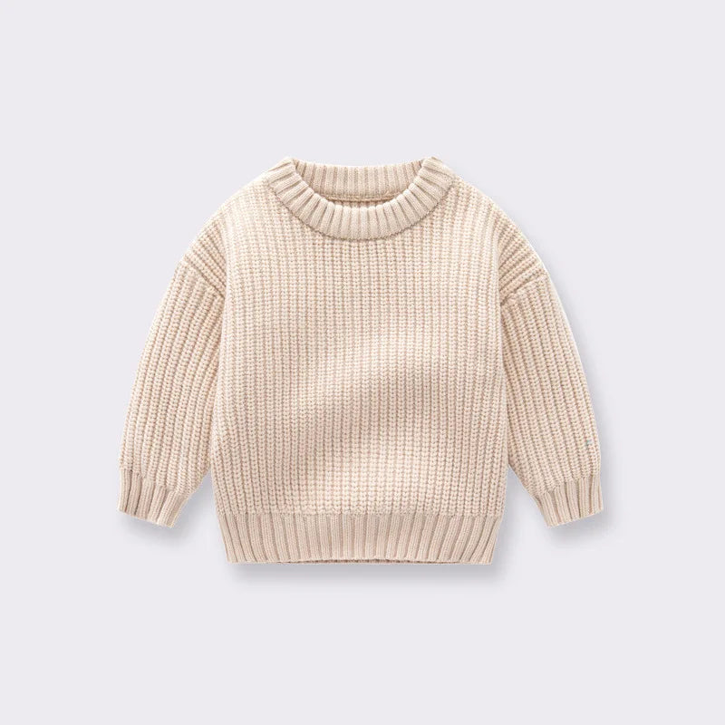 Knit Pullover Sweater — Winter Baby & Toddler Top (0–7T)