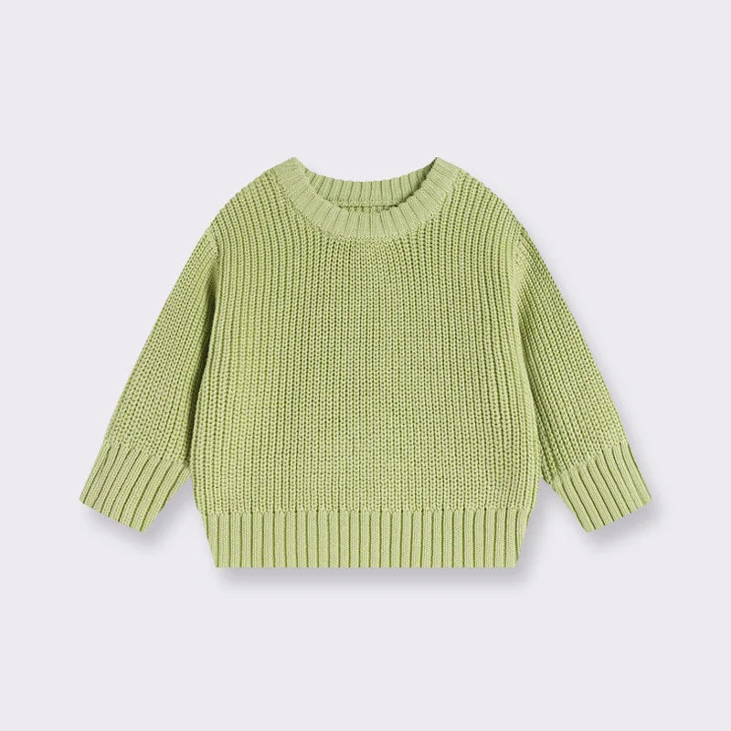 Knit Pullover Sweater — Winter Baby & Toddler Top (0–7T)