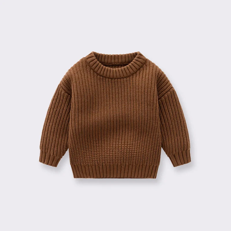 Knit Pullover Sweater — Winter Baby & Toddler Top (0–7T)