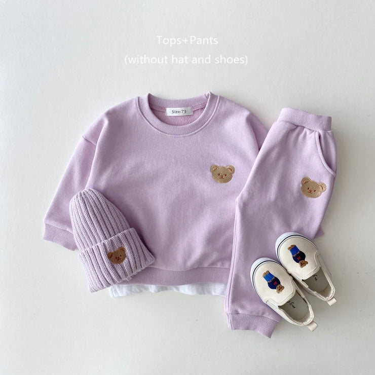 Winter Fleece Set – Warm Sweatshirt + Pants (Unisex)