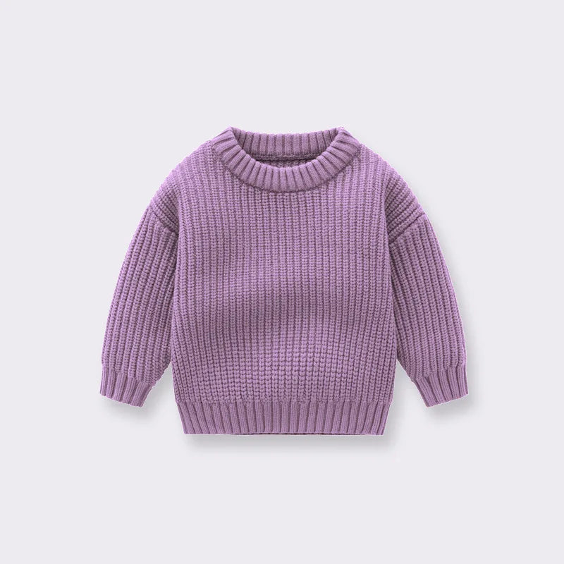 Knit Pullover Sweater — Winter Baby & Toddler Top (0–7T)